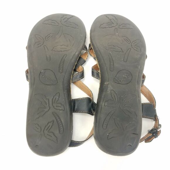 BOC Born Concept Kesia Slingback Strappy Sandals Black Shoes Womens Sz 10 C64306 - Picture 7 of 7